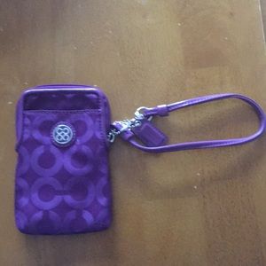 Coach wallet and phone case